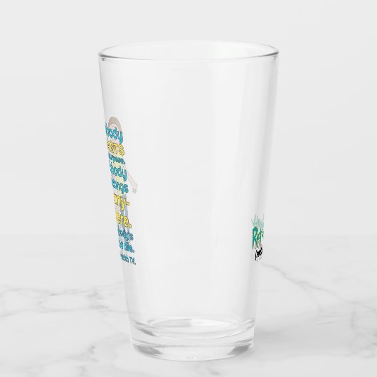RICK EN MORTY™ | Er bestaat geen enkel doel Glas (Links)