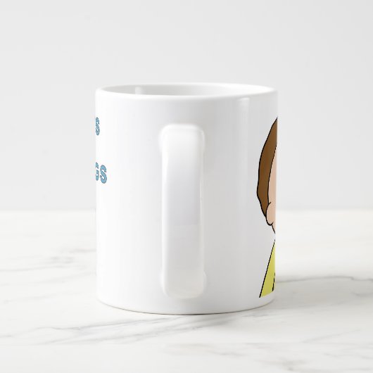 RICK EN MORTY™ | Er bestaat geen enkel doel Grote Koffiekop (Achterkant)