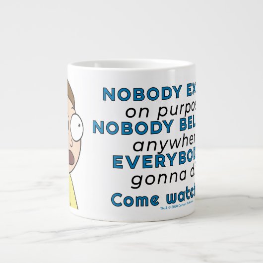 RICK EN MORTY™ | Er bestaat geen enkel doel Grote Koffiekop (Voorkant)