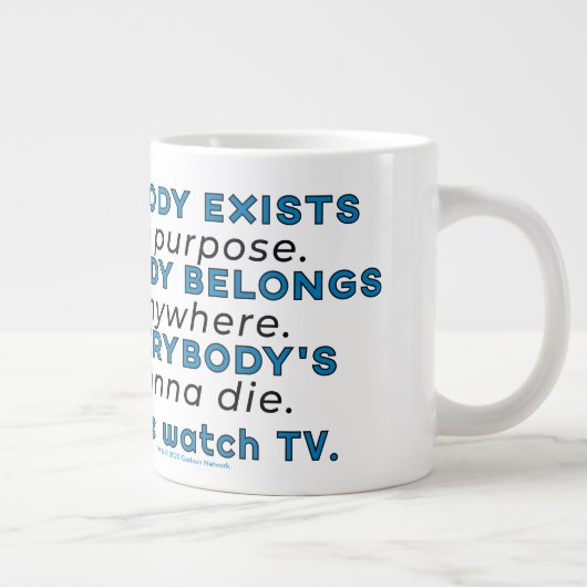 RICK EN MORTY™ | Er bestaat geen enkel doel Grote Koffiekop (Rechts)