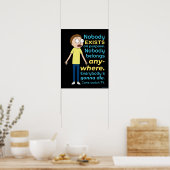 RICK EN MORTY™ | Er bestaat geen enkel doel Poster (Keuken)