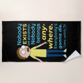 RICK EN MORTY™ | Er bestaat geen enkel doel Strandlaken (Voorkant)