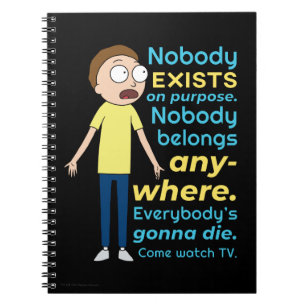 RICK EN MORTY™ Er bestaat geen object Notitieboek
