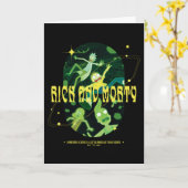 Rick en Morty Falling Quote Badge Kaart (Gele Bloem)