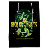 Rick en Morty Falling Quote Badge Medium Cadeauzakje (Achterkant)