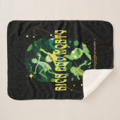 Rick en Morty Falling Quote Badge Sherpa Deken (Voorkant (horizontaal))