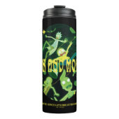 Rick en Morty Falling Quote Badge Thermosbeker (Voorkant)