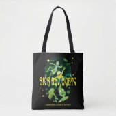 Rick en Morty Falling Quote Badge Tote Bag (Voorkant)