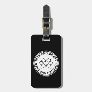 Rick en Morty Forever en Ever Atomic Badge Bagagelabel