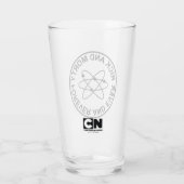 Rick en Morty Forever en Ever Atomic Badge Glas (Achterkant)