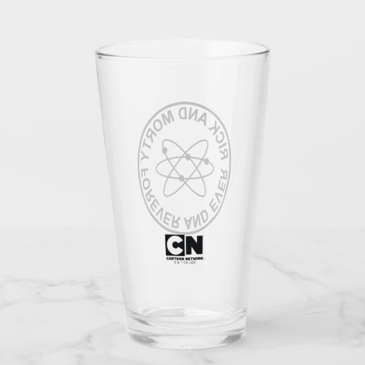 Rick en Morty Forever en Ever Atomic Badge Glas (Achterkant)