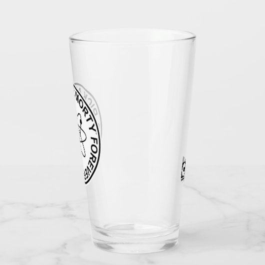 Rick en Morty Forever en Ever Atomic Badge Glas (Links)