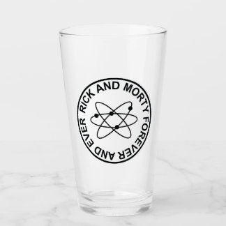 Rick en Morty Forever en Ever Atomic Badge Glas