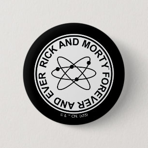 Rick en Morty Forever en Ever Atomic Badge Ronde Button 5,7 Cm