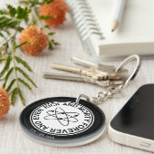 Rick en Morty Forever en Ever Atomic Badge Sleutelhanger (Voorkant Rechts)