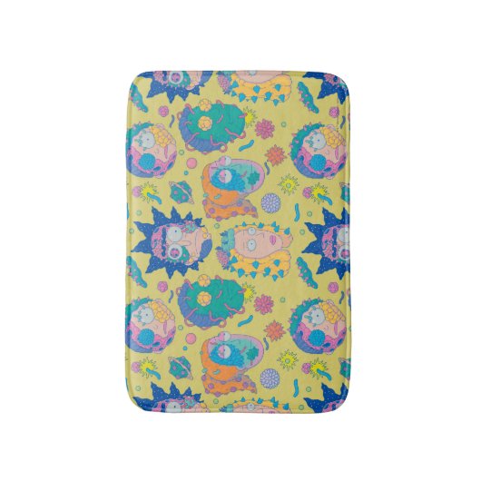 RICK EN MORTY™ | Geïnfecteerd Smith Family Pattern Badmat (Voorkant Verticaal)