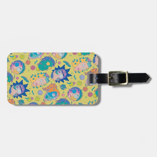 RICK EN MORTY™ | Geïnfecteerd Smith Family Pattern Bagagelabel (Voorkant horizontaal)