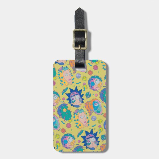 RICK EN MORTY™ | Geïnfecteerd Smith Family Pattern Bagagelabel (Voorkant verticaal)