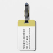 RICK EN MORTY™ | Geïnfecteerd Smith Family Pattern Bagagelabel (Achterkant verticaal)