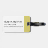 RICK EN MORTY™ | Geïnfecteerd Smith Family Pattern Bagagelabel (Achterkant horizontaal)