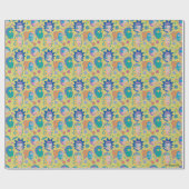 RICK EN MORTY™ | Geïnfecteerd Smith Family Pattern Cadeaupapier (Vlak)