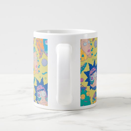 RICK EN MORTY™ | Geïnfecteerd Smith Family Pattern Grote Koffiekop (Achterkant)