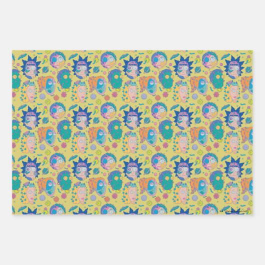 RICK EN MORTY™ | Geïnfecteerd Smith Family Pattern Inpakpapier Vel (Voorkant 3)