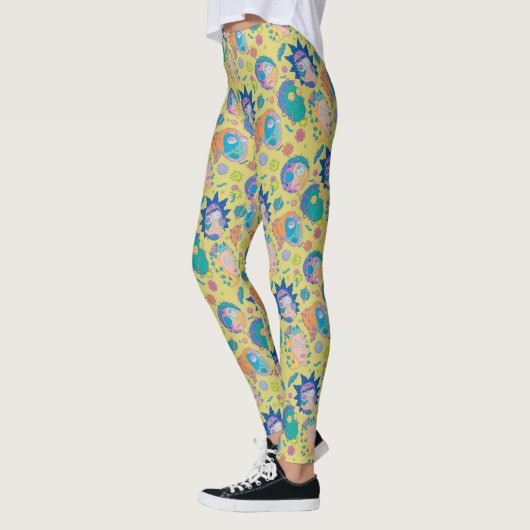 RICK EN MORTY™ | Geïnfecteerd Smith Family Pattern Leggings (Links)