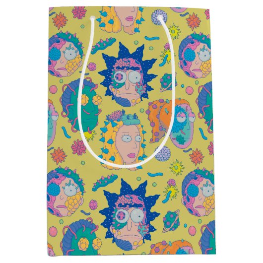 RICK EN MORTY™ | Geïnfecteerd Smith Family Pattern Medium Cadeauzakje (Voorkant)