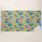 RICK EN MORTY™ | Geïnfecteerd Smith Family Pattern Strandlaken (Voorkant)