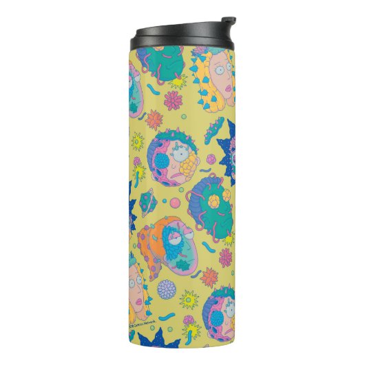 RICK EN MORTY™ | Geïnfecteerd Smith Family Pattern Thermosbeker (Gedraaid links)