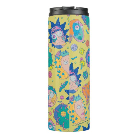 RICK EN MORTY™ | Geïnfecteerd Smith Family Pattern Thermosbeker (Achterkant)