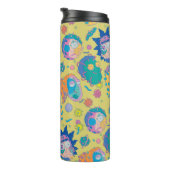 RICK EN MORTY™ | Geïnfecteerd Smith Family Pattern Thermosbeker (Geroteerd rechts)