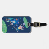 RICK EN MORTY™ | Geïnfecteerde portaalsprint Bagagelabel (Voorkant horizontaal)