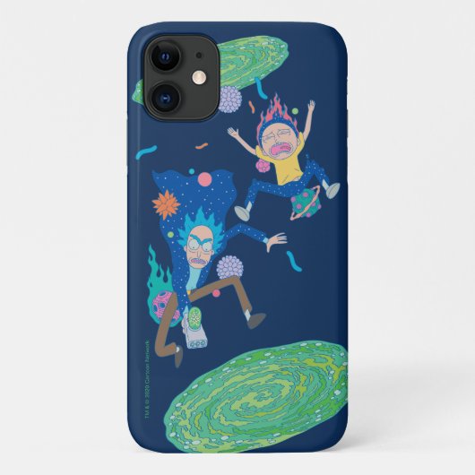RICK EN MORTY™ | Geïnfecteerde portaalsprint Case-Mate iPhone Case (Achterkant)
