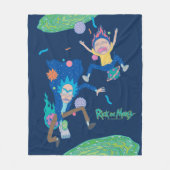 RICK EN MORTY™ | Geïnfecteerde portaalsprint Fleece Deken (Voorkant)
