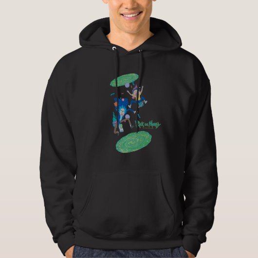RICK EN MORTY™ | Geïnfecteerde portaalsprint Hoodie (Voorkant)