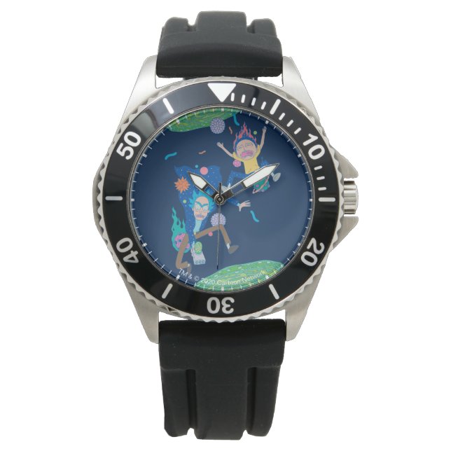 RICK EN MORTY™ | Geïnfecteerde portaalsprint Horloge (Voorkant)