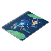 RICK EN MORTY™ | Geïnfecteerde portaalsprint Notitieboek (Linkerzijde)