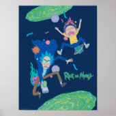 RICK EN MORTY™ | Geïnfecteerde portaalsprint Poster (Voorkant)