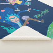 RICK EN MORTY™ | Geïnfecteerde portaalsprint Sherpa Deken (3/4)