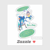 RICK EN MORTY™ | Geïnfecteerde portaalsprint Sticker (Vel)