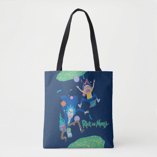 RICK EN MORTY™ | Geïnfecteerde portaalsprint Tote Bag (Voorkant)