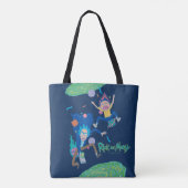 RICK EN MORTY™ | Geïnfecteerde portaalsprint Tote Bag (Achterkant)