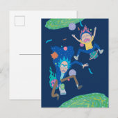 RICK EN MORTY™ | Geïnfecteerde portaalsprint Uitnodiging Briefkaart (Voorkant / Achterkant)