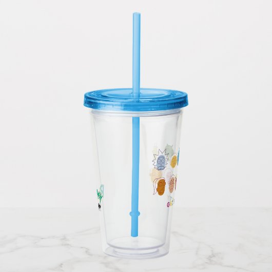 RICK EN MORTY™ | Get Schwieth Acryl Drinkbeker (Rechts)