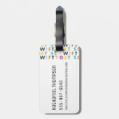 RICK EN MORTY™ | Get Schwieth Bagagelabel (Achterkant verticaal)