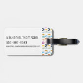 RICK EN MORTY™ | Get Schwieth Bagagelabel (Achterkant horizontaal)