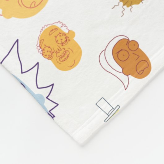 RICK EN MORTY™ | Get Schwieth Fleece Deken (Hoek)