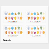 RICK EN MORTY™ | Get Schwieth Rechthoekige Sticker (Vel)